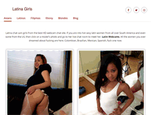 Tablet Screenshot of latinachats.com